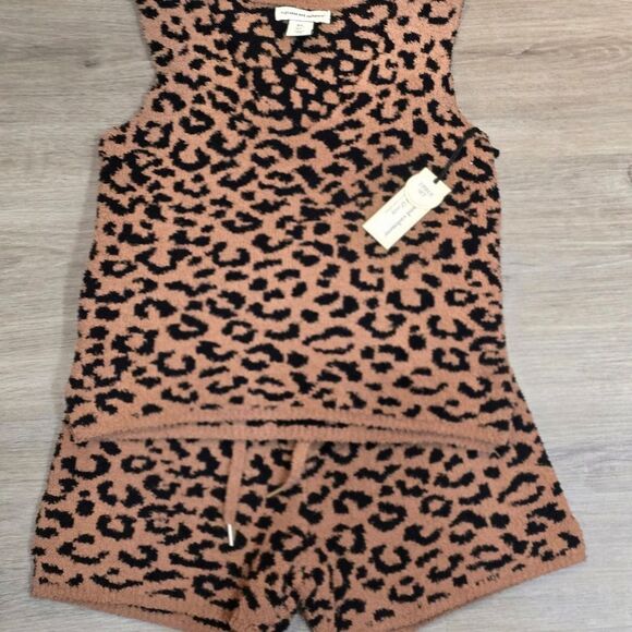 Cupcakes & Cashmere Leopard Print Loungewear Set - Picture 3 of 5